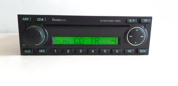 RADIO FABRYCZNE CD SKODA SYMPHONY MP3 OCTAVIA I SUPERB I ROZKODOWANE