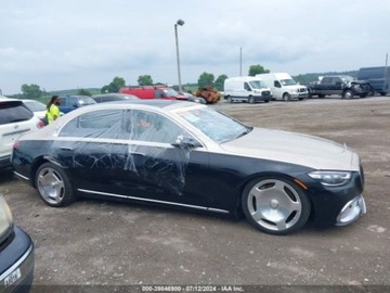 Mercedes 2021 Mercedes-Benz Klasa S 2021r., S 580 4MATIC, od ubezpieczalni 4.0 Benzyna, zdjęcie 7