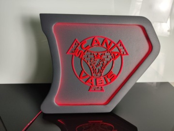 SCANIA S/R ДВЕРНЫЕ СТОРОНЫ С ПОДСВЕТКОЙ 24В
