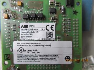 IC BOARD ABB 07TC92 KBA КОНТРОЛЛЕР МАШИНЫ