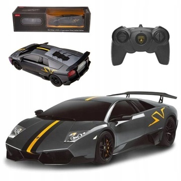 Samochód zdalnie sterowany LAMBORGHINI Murcielago AUTO RASTAR RC NA PILOTA