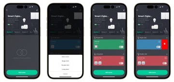 Pilot Przycisk ZigBee TUYA 4 kanały 12 scen Home Assistant ZigBee2MQTT ZHA