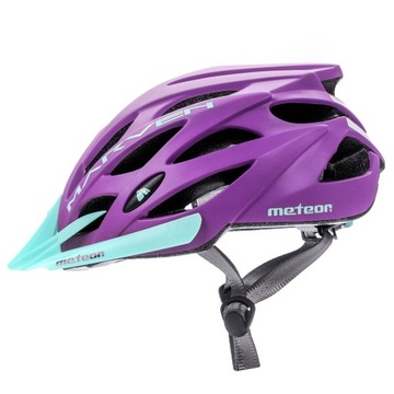 KASK ROWEROWY REGULOWANY METEOR MARVEN M 55-58 cm fioletowy