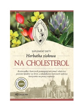 HERBATA ZIOŁOWA NA CHOLESTEROL SASZETKI 40X3G HER