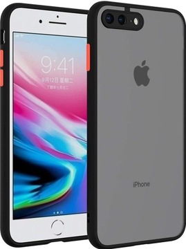 CZARNE ETUI OBUDOWA CASE DO APPLE iPhone 7+ 8 PLUS