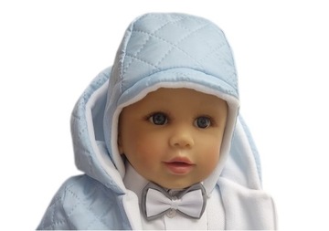 CZAPKA DO CHRZTU UBRANKA CHRZEST CZAPECZKA R80