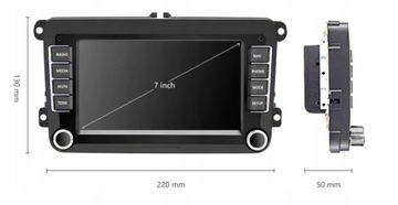 РАДИО 2 DIN 2 ГБ VW GOLF V VI 6 VW PASSAT B6 B7 Tiguan Touran Transporter