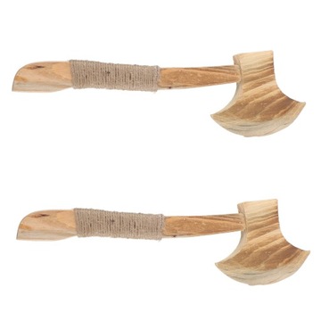 2шт деревянный топор реквизит деревянные игрушки деревянный топор