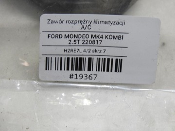 РАСШИРИТЕЛЬНЫЙ КЛАПАН КОНДИЦИОНЕРА FORD MONDEO MK4 2.5T