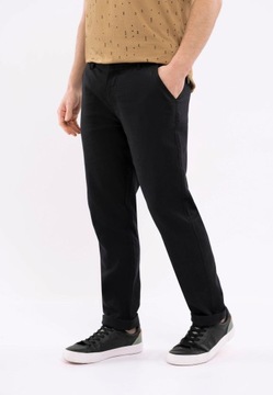 МУЖСКИЕ ЧЕРНЫЕ ЛЬНЯНЫЕ БРЮКИ ОБЫЧНЫЕ VOLCANO R-LINN XXL