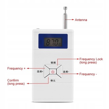 Портативный мини-беспроводной FM-передатчик