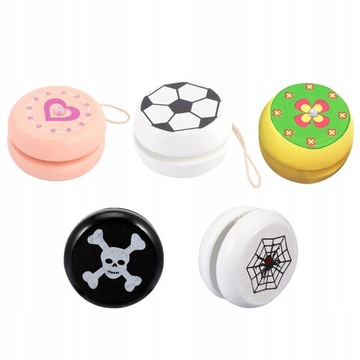 5 sztuk Drewna Yoyo luzem Dzieci Yoyo