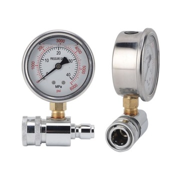 МЕТАЛЛИЧЕСКИЙ манометр до 6000psi 3/8 ДЛЯ автомойки