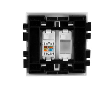 АДАПТЕР ДЛЯ МОДУЛЬНОГО ЛОТКА ДЛЯ МОДУЛЯ KEYSTONE RJ45 SOCKET 22,5x45 мм