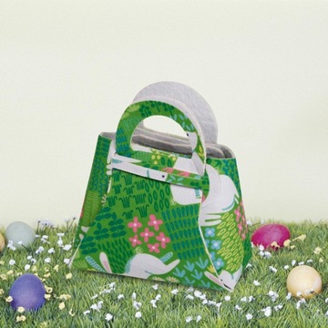 Пасхальные сумки для подарков для детей, зеленый