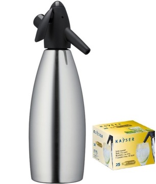 SYFON DO WODY SODOWEJ KAYSER 1L. + 50 NABOI CO2