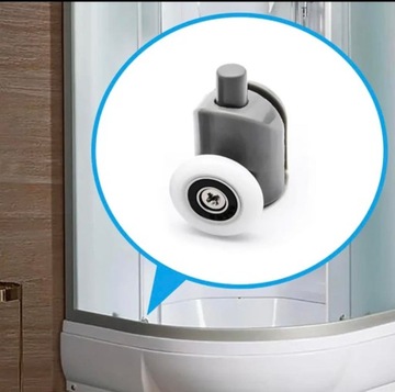 КОМПЛЕКТ ПОДВИЖНЫХ РОЛИКОВ ДЛЯ ДУШЕВОЙ КАБИНЫ