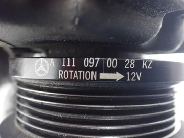 KOMPRESOR MOTORU A1110900080 MERCEDES SLK 230 R170 2.3 97R