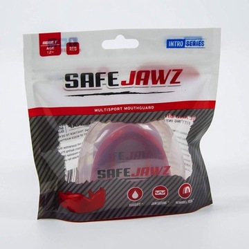 Капа Safejawz Intro Red+ Box