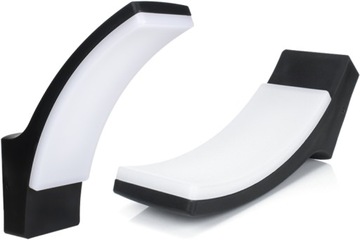 ЧЕРНЫЙ НАРУЖНЫЙ САДОВЫЙ НАСТЕННЫЙ СВЕТИЛЬНИК СВЕТОДИОДНЫЙ ФАСАДНЫЙ НАСТЕННЫЙ СВЕТИЛЬНИК 12W IP65