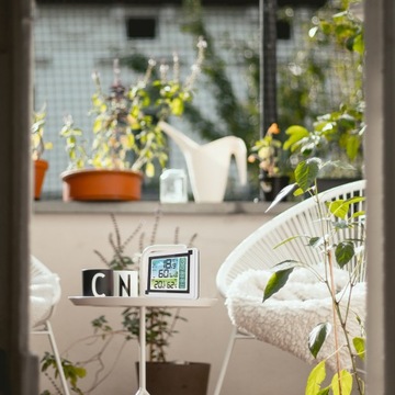 БЕСПРОВОДНАЯ ПОГОДНАЯ СТАНЦИЯ ГИГРОМЕТР ТЕРМОМЕТР