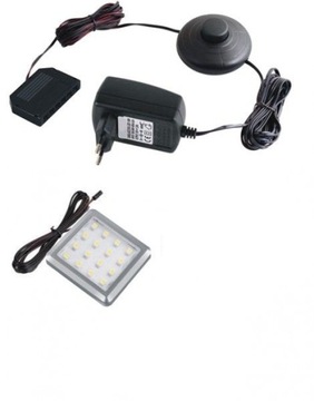 1 punktowe oświetlenie LED SQUARE KOLOR NIEBIESKI
