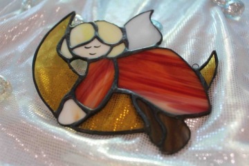 Ангел на Луне подарок ангелу LP2 крещение