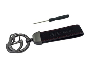 AUDI BRELOK BRELOCZEK BRYLOK ALCANTARA SKÓRA