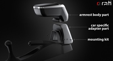 Подлокотник ARM 2 Skoda Octavia II, 2004-2013, Бл.