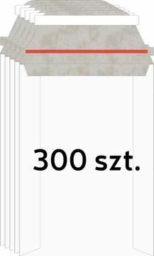 Koperta kurierska tekturowa eco BEZ NADRUKU 250g A5/C5 229x159mm 300 szt.