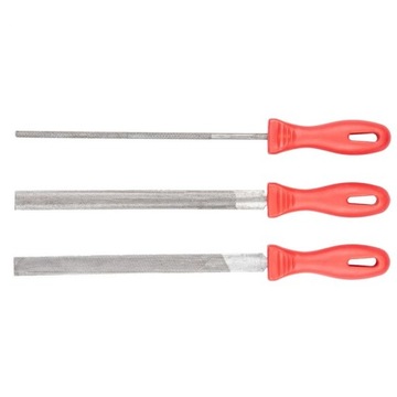 Pilniki do metalu, zestaw 3 szt.,06A630, TOP TOOLS