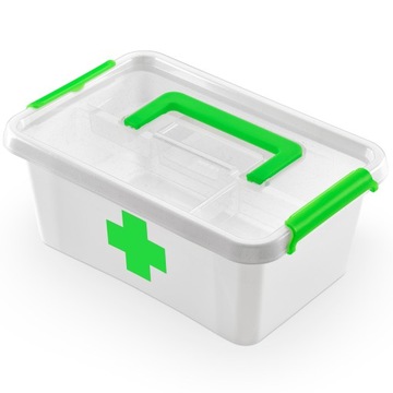 DOMOWA APTECZKA POJEMNIK ORGANIZER NA LEKI 4,5L