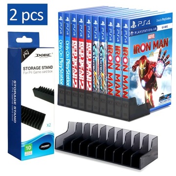 2 sztuk/zestaw dla Playstation 4 PS4 gry CD dyski stojak wystawowy u~16736