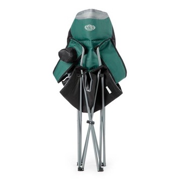 NILS NC3080 ЗЕЛЕНЫЙ ТУРИСТИЧЕСКИЙ СТУЛ ДЛЯ РЫБАЛКИ ТВЕРДЫЙ СКЛАДНОЙ ДЛЯ КЕМПИНГА