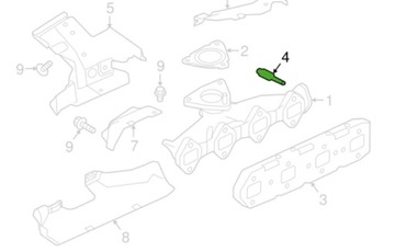 NEW ŠROUB KOLEKTORU VÝFUK JAGUAR XE XF F-PACE 2.0