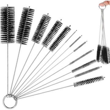 УЗКАЯ ЩЕТКА ДЛЯ ЧИСТКИ ТРУБКИ ТРУБКИ ВСПЕНИВАТЕЛЯ КОФЕ, PIPE RIPPER 10x