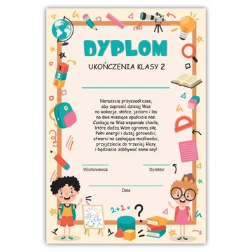 DYPLOM UKOŃCZENIA KLASY 2 wz13