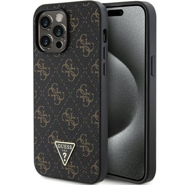 Guess 4G Triangle etui Eleganckie obudowa pokrowiec case do iPhone 15 Pro