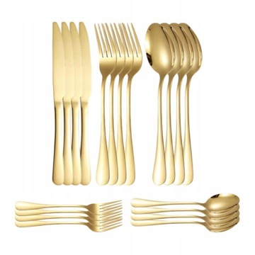 Столовые приборы Посуда Ложка Золотая вилка