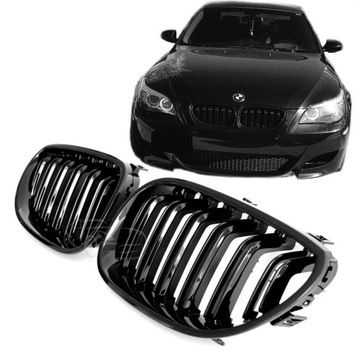 GRILL ( NERKI) BMW E60 E61 03-10 CZARNY POŁSYK