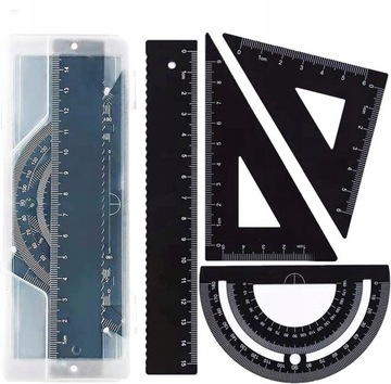 Набор металлических линеек Набор транспортировочных линеек Квадрат