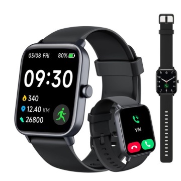 SMARTWATCH ZEGAREK ROZMOWY SPORT SMART WATCH 100+ TRYBÓW SPORTOWYCH