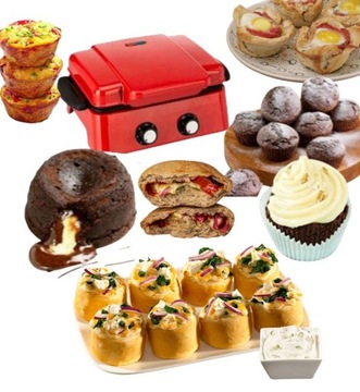 Urządzenie do wypieku babeczek MINI PIZZA Mufifnek Brownie LAWA BABEK