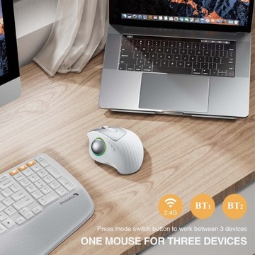 ProtoArc EM01 Беспроводная мышь с трекболом RGB