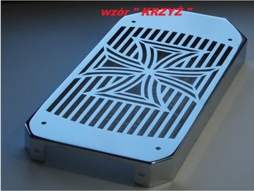 SUZUKI INTRUDER VS800 КРЫШКА РАДИАТОРА ХРОМ.