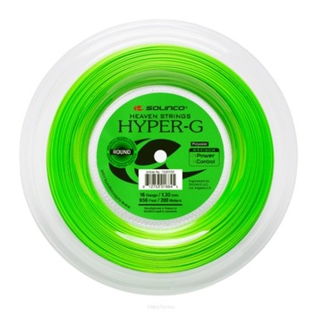 Naciąg tenisowy Solinco Hyper-G Round zielony 1.25 szpula
