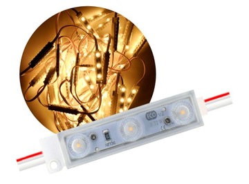 MODUŁ smd 2835 soczewka 12V 0,72W ciepły 3000K