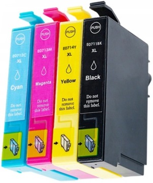 4 TUSZ DO EPSON SX215 SX218 D78 DX7450 SX115 T0711