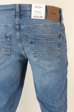 MUSTANG WASHINGTON SLIM STRAIGHT SPODNIE JEANS _ W36 L34