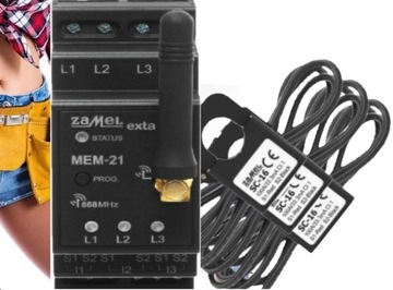 MONITOR ENERGII ELEKTRYCZNEJ MEM-21 ZAMEL 3F+N